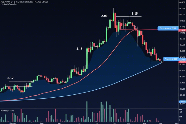 XRP/USDT 图表（TradingView 提供）
